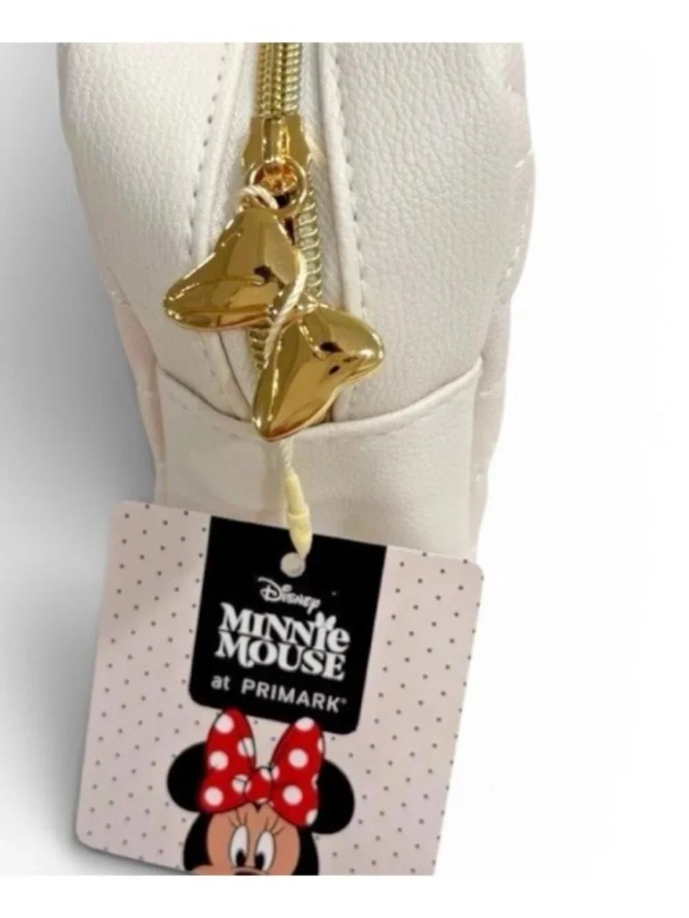 Disney Primark Minnie Mouse Quilted Cosmetic Case Makeup Bag Travel NWT